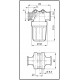 Filtr liniowy 1/2" mesh 50 ARAG ®