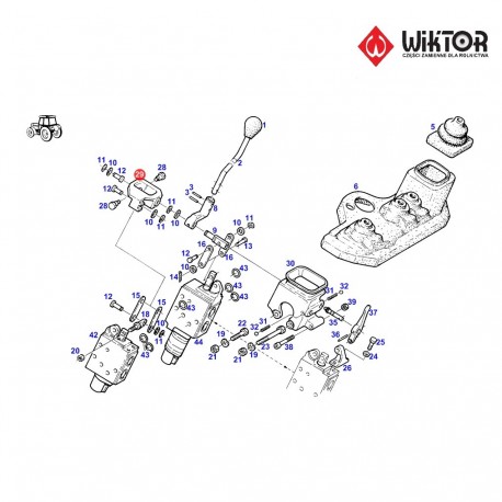 Wahacz joystick-a FENDT ® 205962700102﻿