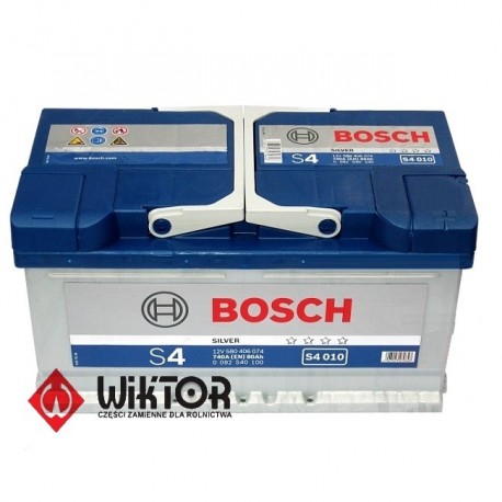 Bosch S4 12V 80Ah EN740A S4010 0.092.S40.100