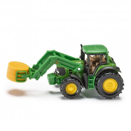 John Deere z chwytakiem do bel SIKU 1379